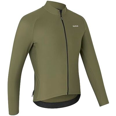 GripGrab PACR Termisk långärmad cykeltröja för män väg MTB grus cykel cykel topp hel dragkedja fleece cykeltröja GripGrab PACR Termisk långärmad cykeltröja för män väg MTB grus cykel cykel topp hel dragkedja fleece cykeltröja