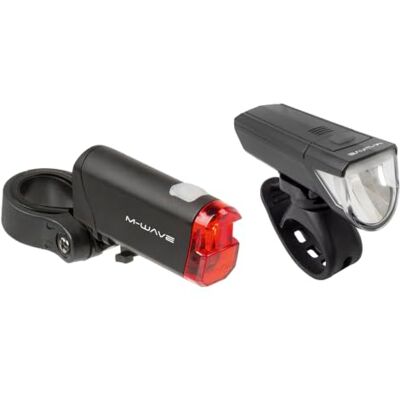 M-Wave Cykel lampset, LED, 30/15 Lux, StVZO, Atlas K51 från M-Wave Cykel lampset, LED, 30/15 Lux, StVZO, Atlas K51 från