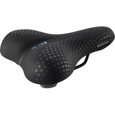 Selle San Marco BIOAKTIVE Trekking Gel – Urban och Stadscykelsadel med Gelvaddering, E-bike och Trekking, Bekväm – Storlek S1, Svart Selle San Marco BIOAKTIVE Trekking Gel – Urban och Stadscykelsadel med Gelvaddering, E-bike och Trekking, Bekväm – Storlek S1, Svart