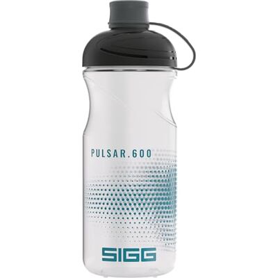 Sigg – Cykelvattenflaska – pulsar transparent – klämbar – diskmaskinssäker – fjäderlätt – läckagesäker – BPA-fri – sport och cykeltillbehör – transparent – 0,6 l Sigg – Cykelvattenflaska – pulsar transparent – klämbar – diskmaskinssäker – fjäderlätt – läckagesäker – BPA-fri – sport och cykeltillbehör – transparent – 0,6 l