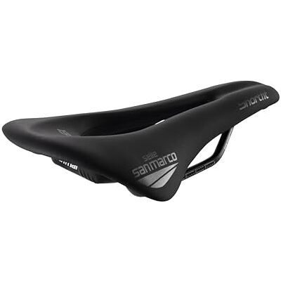 Selle San Marco SHORTFIT 130 Dynamic – Landsvägssadel, Kort och Ergonomisk Cykelsadel med Central Hål, Mangan Stålram – Storlek S3, Svart Selle San Marco SHORTFIT 130 Dynamic – Landsvägssadel, Kort och Ergonomisk Cykelsadel med Central Hål, Mangan Stålram – Storlek S3, Svart