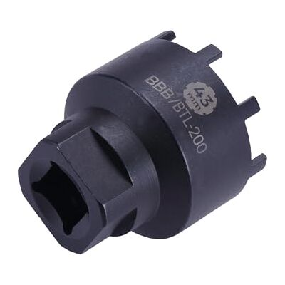 BBB Cykling DirectPlug Bosch kedjeringsverktyg vinkelkontakt Verktyg för bottenfäste Cykelverkstad Svart BTL-200 BBB Cykling DirectPlug Bosch kedjeringsverktyg vinkelkontakt Verktyg för bottenfäste Cykelverkstad Svart BTL-200