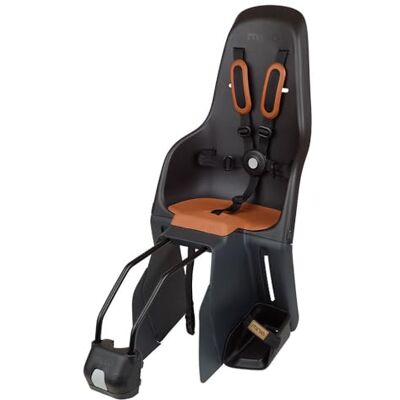 MINIA BY POLISPORT MINIA for Frame 8405600001 Cykelbaksäte med ramförankring, lämplig för barn från 9 månader till 6 år i svart. MINIA BY POLISPORT MINIA for Frame 8405600001 Cykelbaksäte med ramförankring, lämplig för barn från 9 månader till 6 år i svart.