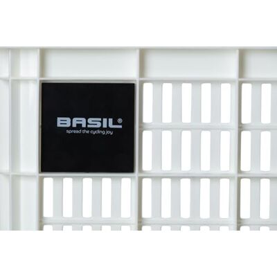 Basil Front Basket Crate M Plastic, Kapacitet: 29,5l Passar även för Front Cargo Carrier, Passar för MIK Adapter Plate Basil Front Basket Crate M Plastic, Kapacitet: 29,5l Passar även för Front Cargo Carrier, Passar för MIK Adapter Plate