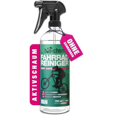 bio-chem CLEANTEC Bio-chem cykelrengöring, 750 ml praktisk sprayflaska, schampo för rengöring av cykelramar, ramrengöring, rengöring av elcyklar bio-chem CLEANTEC Bio-chem cykelrengöring, 750 ml praktisk sprayflaska, schampo för rengöring av cykelramar, ramrengöring, rengöring av elcyklar
