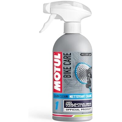 Motul offroad cykelkedjerengörare, lösningsmedelsfri avfettning, skyddar och förbereder för smörjning, lämplig för alla cykelkedjor, VOC-fri, Bike Care Chain Clean Off Road, 500 ml Motul offroad cykelkedjerengörare, lösningsmedelsfri avfettning, skyddar och förbereder för smörjning, lämplig för alla cykelkedjor, VOC-fri, Bike Care Chain Clean Off Road, 500 ml