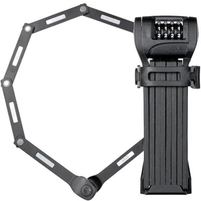 AXA Fold Lite C Combo Vikbara lås, Black, 100 cm AXA Fold Lite C Combo Vikbara lås, Black, 100 cm