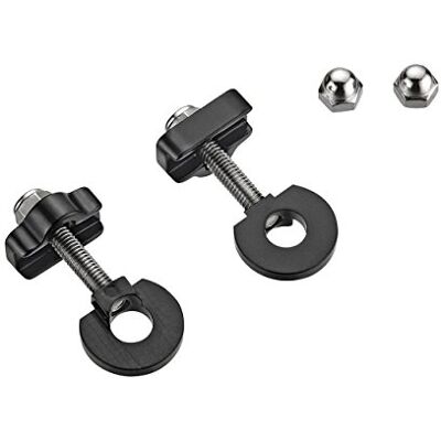 Cervus Kedjespännare av hög kvalitet, metallegering, perfekt för BMX och Trials, 10 mm axlar, 2 stycken Cervus Kedjespännare av hög kvalitet, metallegering, perfekt för BMX och Trials, 10 mm axlar, 2 stycken