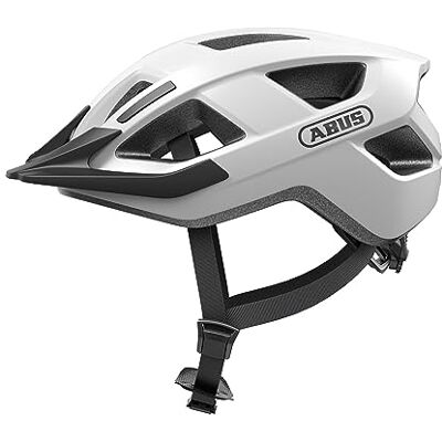 ABUS ADURO 3.0, Unisex vuxen cykelhjälm, Weiß (polar white), M (52-58 cm) - ABUS ADURO 3.0, Unisex vuxen cykelhjälm, Weiß (polar white), M (52-58 cm) -