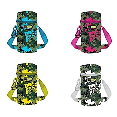 GIO'STYLE Giostyle Kamouflage termisk flaskhållare, 1,5 l, perfekt för picknick, vandring, blandade färger GIO'STYLE Giostyle Kamouflage termisk flaskhållare, 1,5 l, perfekt för picknick, vandring, blandade färger