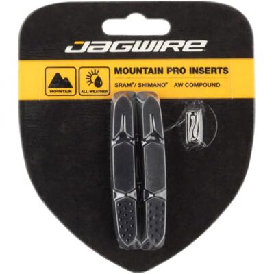 Jagwire bromsklossar Switchback Tri-Zone svart Jagwire bromsklossar Switchback Tri-Zone svart
