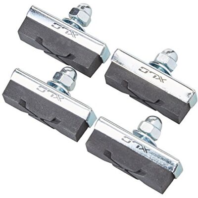 XLC 2500380900 Unisex BS-C04 Bromsskor Universal 40 mm, En Storlek, Svart, Paket med 2 Par XLC 2500380900 Unisex BS-C04 Bromsskor Universal 40 mm, En Storlek, Svart, Paket med 2 Par