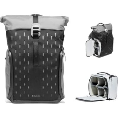 Manfrotto UNCOVER kameraryggsäck 24 l, expanderbar rulltopp Vattentät resekameraväska för DSLR, spegelfri och drönare, snabb sidoåtkomst, 14 tums bärbar dator fotograferingsryggsäck Manfrotto UNCOVER kameraryggsäck 24 l, expanderbar rulltopp Vattentät resekameraväska för DSLR, spegelfri och drönare, snabb sidoåtkomst, 14 tums bärbar dator fotograferingsryggsäck