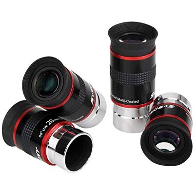 SVBONY Teleskop okular FMC bredband grön film teleskop tillbehör 1,25 68 grader ultra vidvinkel okularset för astronomiskt teleskop (6 mm 9 mm 15 mm 20 mm) SVBONY Teleskop okular FMC bredband grön film teleskop tillbehör 1,25 68 grader ultra vidvinkel okularset för astronomiskt teleskop (6 mm 9 mm 15 mm 20 mm)