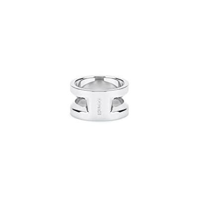 HUGO Herr E-H ring, Silver40, S HUGO Herr E-H ring, Silver40, S