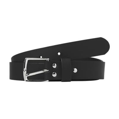 JACK & JONES Jacnoor Bälte för män, svart, 100 JACK & JONES Jacnoor Bälte för män, svart, 100