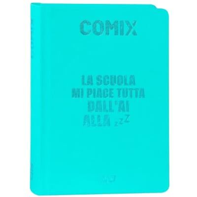 COMIX Dagbok 2027 16 månader, dagbok för mellanstadiet och gymnasiet, med hårt fodral, 576 sidor med grafik och serier, perfekt för pojkar och flickor, ministorlek 11 x 15,3 cm COMIX Dagbok 2027 16 månader, dagbok för mellanstadiet och gymnasiet, med hårt fodral, 576 sidor med grafik och serier, perfekt för pojkar och flickor, ministorlek 11 x 15,3 cm