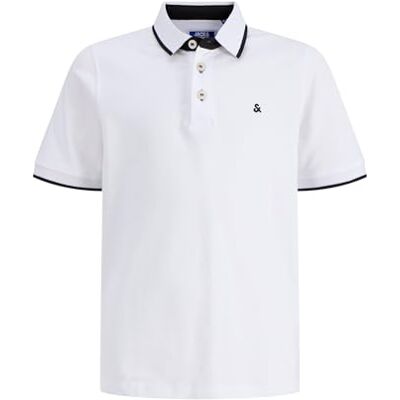 JACK & JONES Herr Jjepaulos Polo SS Noos Jnr, vit, 14 år, Vitt, 164 JACK & JONES Herr Jjepaulos Polo SS Noos Jnr, vit, 14 år, Vitt, 164