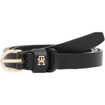 Tommy Hilfiger kvinnors ESSENTIAL EFFORTLESS 1.5 AW0AW17246 justerbart bälte, SVART (svart), 75, svart (svart), 75 Tommy Hilfiger kvinnors ESSENTIAL EFFORTLESS 1.5 AW0AW17246 justerbart bälte, SVART (svart), 75, svart (svart), 75