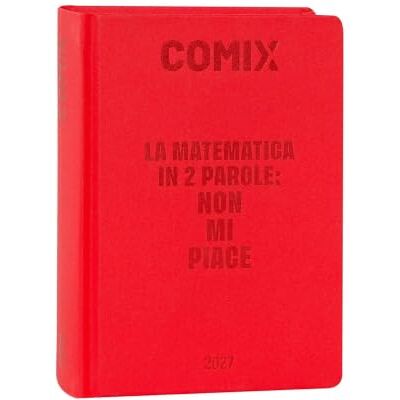 COMIX Dagbok 2027 16 månader, dagbok för mellanstadiet och gymnasiet, med hårt fodral, 576 sidor med grafik och serier, perfekt för pojkar och flickor, ministorlek 11 x 15,3 cm COMIX Dagbok 2027 16 månader, dagbok för mellanstadiet och gymnasiet, med hårt fodral, 576 sidor med grafik och serier, perfekt för pojkar och flickor, ministorlek 11 x 15,3 cm