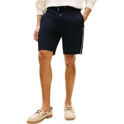 Tommy Hilfiger herr Träningsbyxor Global Stripe Sweatshort Mw0mw42883 Tommy Hilfiger herr Träningsbyxor Global Stripe Sweatshort Mw0mw42883