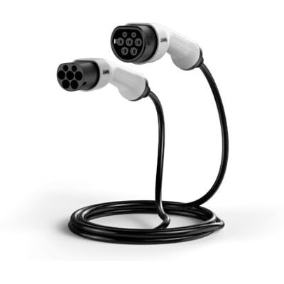 Lampa 70418 Laddningskabel för elbilar och elfordon typ 2 trefas 32A-22 kw-5 meter Lampa 70418 Laddningskabel för elbilar och elfordon typ 2 trefas 32A-22 kw-5 meter