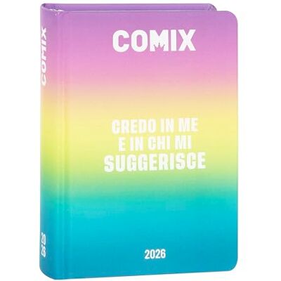 COMIX Mignon Plus daglig dagbok 16 månader, skoldagbok 2026–2026, med hårt fodral, perfekt för mellanstadiet och högskolan, 9 x 12,5 cm, Sunrise COMIX Mignon Plus daglig dagbok 16 månader, skoldagbok 2026–2026, med hårt fodral, perfekt för mellanstadiet och högskolan, 9 x 12,5 cm, Sunrise