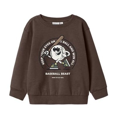 NAME IT pojkar Nmmolaf Ls Nreg SWE Bru Pb, Raka choklad, 110 NAME IT pojkar Nmmolaf Ls Nreg SWE Bru Pb, Raka choklad, 110