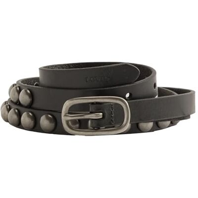 Levi's Glam Stud Belts, Caviar, 105, Kaviar, 105 cm Levi's Glam Stud Belts, Caviar, 105, Kaviar, 105 cm