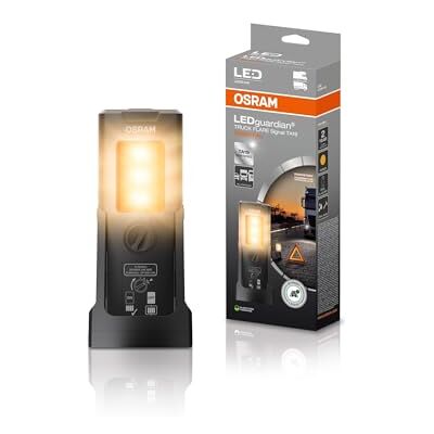 OSRAM LEDguardian TRUCK FLARE Signal TA19 Essential, godkänd LED-varningslampa för lastbilar och fordon över 3,5 ton, obligatorisk i Tyskland OSRAM LEDguardian TRUCK FLARE Signal TA19 Essential, godkänd LED-varningslampa för lastbilar och fordon över 3,5 ton, obligatorisk i Tyskland
