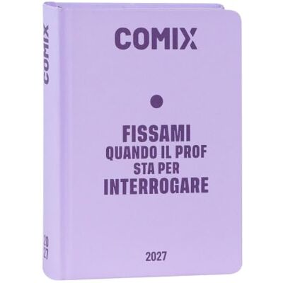 COMIX Dagbok 2027 16 månader, dagbok för mellanstadiet och gymnasiet, med hårt fodral, 576 sidor med grafik och serier, perfekt för pojkar och flickor, ministorlek 11 x 15,3 cm COMIX Dagbok 2027 16 månader, dagbok för mellanstadiet och gymnasiet, med hårt fodral, 576 sidor med grafik och serier, perfekt för pojkar och flickor, ministorlek 11 x 15,3 cm