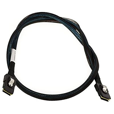 KALEA-INFORMATIQUE SATA-kabel SAS MiniSAS SFF-8087 till SFF8087 längd 80 cm med skyddsfläta KALEA-INFORMATIQUE SATA-kabel SAS MiniSAS SFF-8087 till SFF8087 längd 80 cm med skyddsfläta