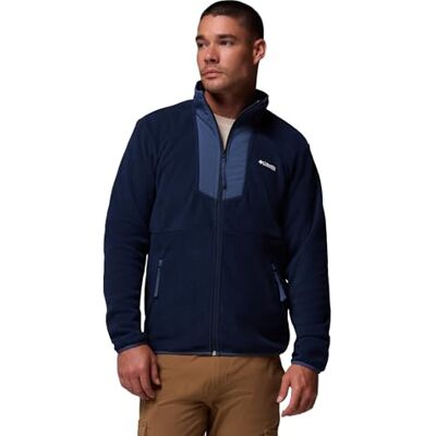 Columbia Sequoia Grove Fleecejacka med Hellång Dragkedja, Ytterplagg Polyfleece, Miljövänligt Tyg, Säkra Fickor, Flexibel Kant Herr Columbia Sequoia Grove Fleecejacka med Hellång Dragkedja, Ytterplagg Polyfleece, Miljövänligt Tyg, Säkra Fickor, Flexibel Kant Herr