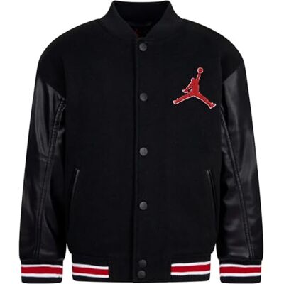 NIKE Jordan Giubbotto Nero da Bambino 95D197-023 NIKE Jordan Giubbotto Nero da Bambino 95D197-023