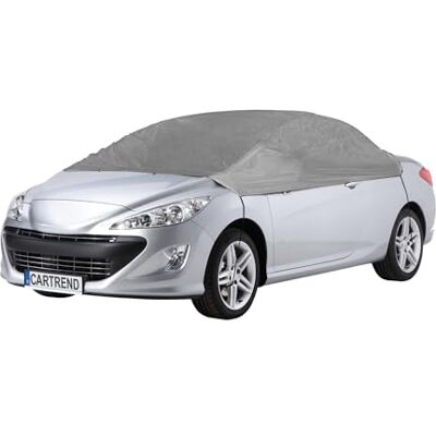 Cartrend Halvgarage reflex S, snabb montering tack vare elastiska band, vinter- och sommarbeständig, vattenavvisande yta, UV-resistent polyester, tvättbar presenning, storlek S Cartrend Halvgarage reflex S, snabb montering tack vare elastiska band, vinter- och sommarbeständig, vattenavvisande yta, UV-resistent polyester, tvättbar presenning, storlek S