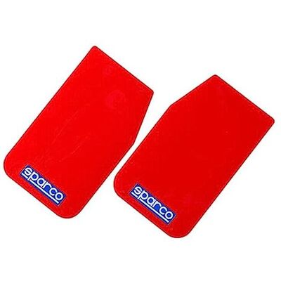 Sparco SPC 03791RS Universella lerklaffar "Large" -Röd, set med 2 Sparco SPC 03791RS Universella lerklaffar "Large" -Röd, set med 2