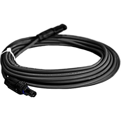 Doktorvolt Solkabel förlängningskabel 6 mm² med solkontakter svart längd 1 m solpanel adapterkabel solkabel en solcellsanslutningskabel IP67 med vattentät kontakt Doktorvolt Solkabel förlängningskabel 6 mm² med solkontakter svart längd 1 m solpanel adapterkabel solkabel en solcellsanslutningskabel IP67 med vattentät kontakt