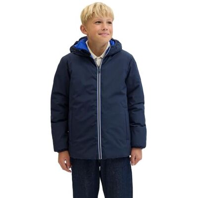 JACK & JONES Jjebrook Vändbar jacka Sn Jnr, Sky Captain, 176 JACK & JONES Jjebrook Vändbar jacka Sn Jnr, Sky Captain, 176