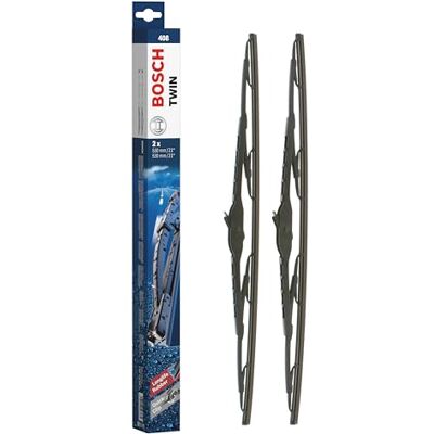 Bosch 408 Torkarblad Twin Längd: 530/530 mm 1 set med torkarblad för vindrutan (fram) Bosch 408 Torkarblad Twin Längd: 530/530 mm 1 set med torkarblad för vindrutan (fram)