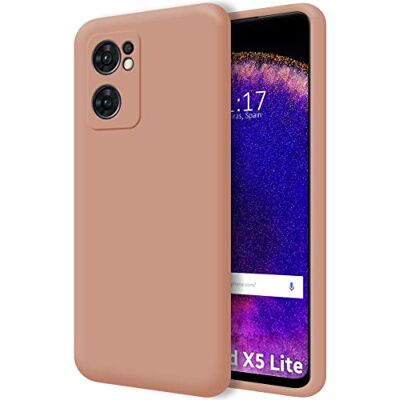 TUMUNDOSMARTPHONE Oppo Find X5 Lite 5G rosa silikonfodral TUMUNDOSMARTPHONE Oppo Find X5 Lite 5G rosa silikonfodral