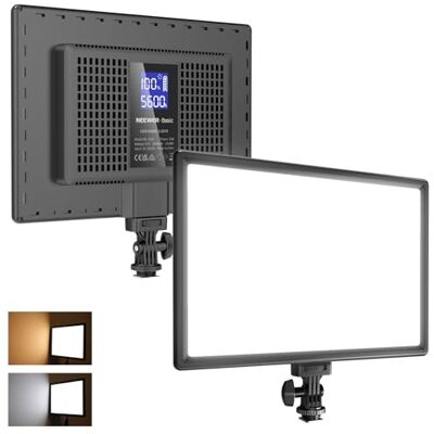 NEEWER BASICS 13 tum LED-panellampa för video, 20 W ultratunn tvåfärgad dimbar 8 000 mAh 3200-5600K CRI97+, DSLR fotonyckel strömmande kamera studio fotografering podcast, NL-192B NEEWER BASICS 13 tum LED-panellampa för video, 20 W ultratunn tvåfärgad dimbar 8 000 mAh 3200-5600K CRI97+, DSLR fotonyckel strömmande kamera studio fotografering podcast, NL-192B
