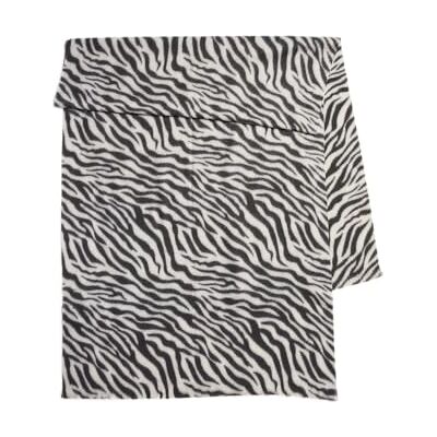 PIECES Pcnorna lång halsduk låda Bc, Antik vit/AOP:ZEBRA, Einheitsgröße PIECES Pcnorna lång halsduk låda Bc, Antik vit/AOP:ZEBRA, Einheitsgröße