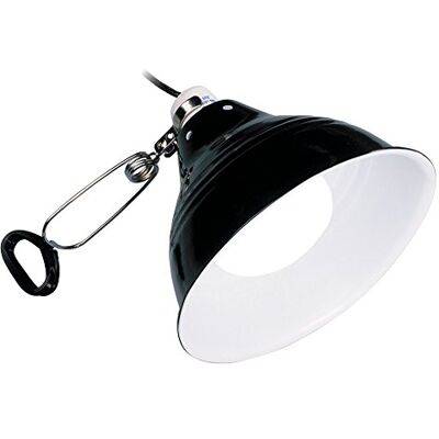 Exo Terra Glow Light, klämlampa i porslin och ljusreflektor, för lampor upp till 150 W, diameter 21 cm Exo Terra Glow Light, klämlampa i porslin och ljusreflektor, för lampor upp till 150 W, diameter 21 cm