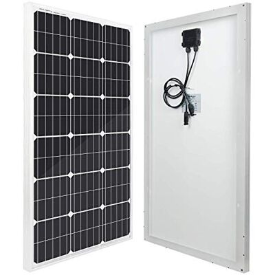 ECO-WORTHY VC-L02M100-B-2 bärbar 200 Watt (2 st 100 watt) 18 volt monokristaliska solpaneler 12 V batteri för on-Grid i husbil, båt, husbil ECO-WORTHY VC-L02M100-B-2 bärbar 200 Watt (2 st 100 watt) 18 volt monokristaliska solpaneler 12 V batteri för on-Grid i husbil, båt, husbil