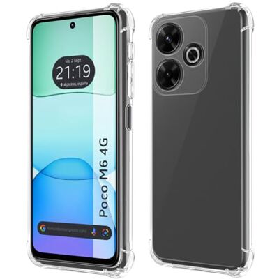 Xiaomi Poco M6 4G - Stöttålig silikonskydd Xiaomi Poco M6 4G - Stöttålig silikonskydd