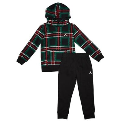 NIKE Jordan Tuta Nera da Bambino 85D497-023 NIKE Jordan Tuta Nera da Bambino 85D497-023