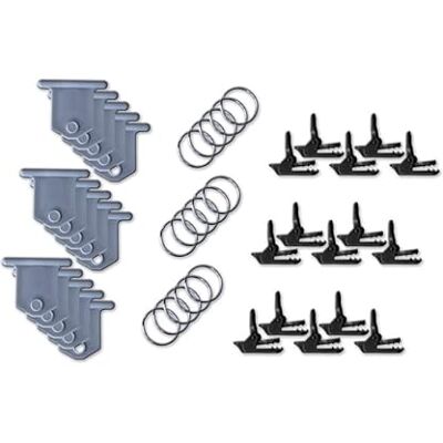 RDX Racedesign RDX Keder Slide Rail Clips-set för campingmarkis – 15 klämmor (45 stycken) RDX Racedesign RDX Keder Slide Rail Clips-set för campingmarkis – 15 klämmor (45 stycken)