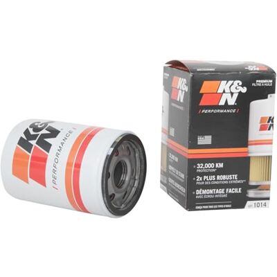 K&N Filter HP-1014 Oljefilter, vit K&N Filter HP-1014 Oljefilter, vit