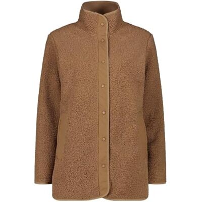 CMP dam Giacca Lunga Da Donna In Pile Teddy Highloft Lång fleecejacka dam teddy highloft CMP dam Giacca Lunga Da Donna In Pile Teddy Highloft Lång fleecejacka dam teddy highloft
