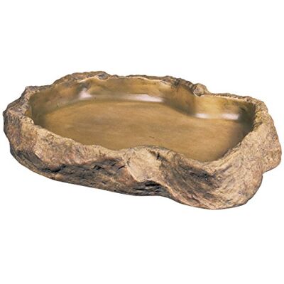 Exo Terra Feeding Dish, foderskål, steninredning, stor Exo Terra Feeding Dish, foderskål, steninredning, stor